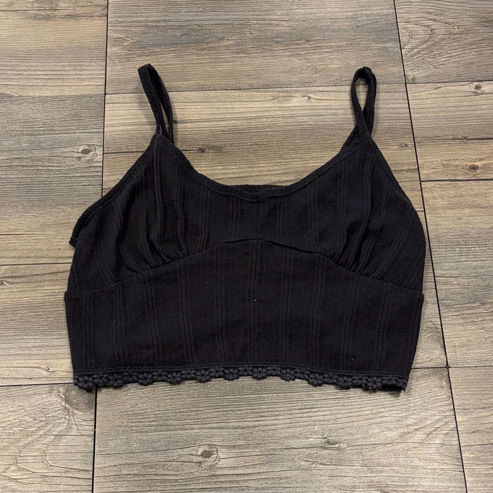 American Eagle Outfitters Black Tank Top